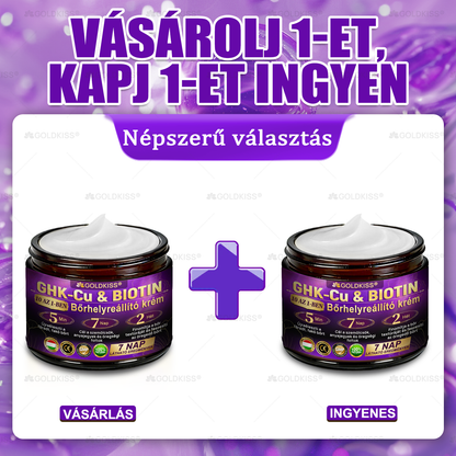 🇭🇺 Magyarországon gyártva és szállítva ✨ 𝐆𝐎𝐋𝐃𝐊𝐈𝐒𝐒® 𝐆𝐇𝐊-𝐂𝐮 & 𝐁𝐈𝐎𝐓𝐈𝐍 𝟏𝟎-𝐢𝐧-𝟏 Bőrmegújító Krém ⚡