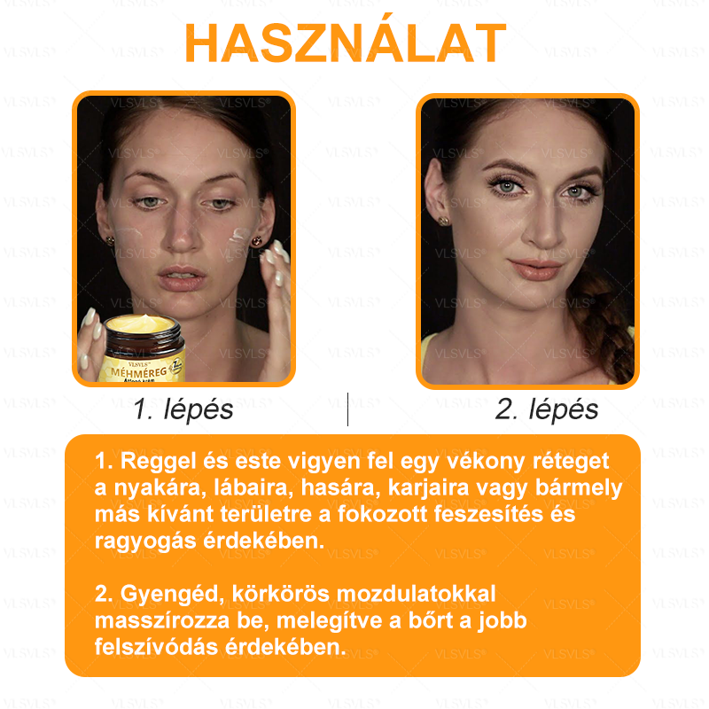 👩‍⚕️✨ VLSVLS® Méhméreg Komplex Krém – Utolsó nap: 80% kedvezmény! (A bőr megereszkedésének, finom ráncoknak, feszesség elvesztésének, lapos melleknek, petyhüdt fenéknek és egyéb problémáknak a javítására)