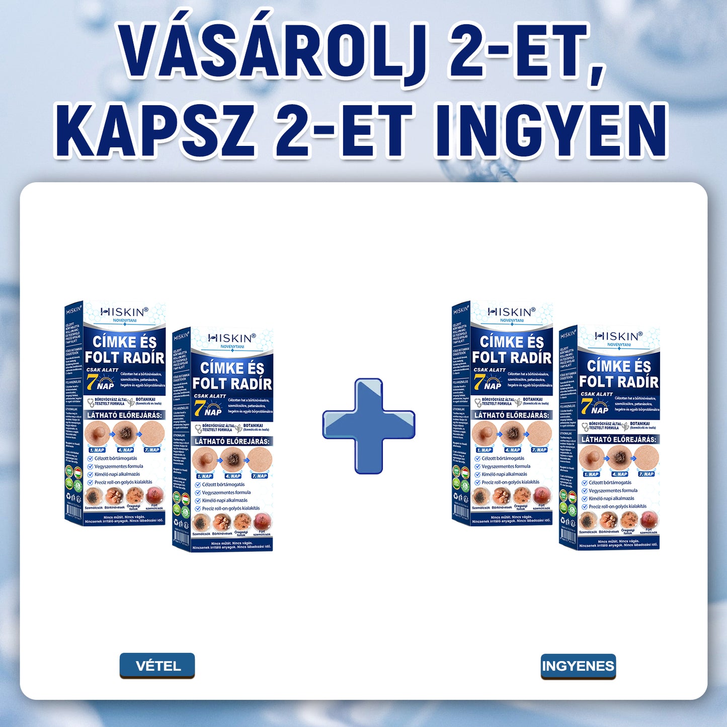 HISKIN® 🎁🎁🎁 Csak 10 csomag maradt! További 50% kedvezményt biztosítunk Önnek! Ne maradjon le róla most, mert erre az ajánlatra legközelebb csak jövőre lesz lehetősége.