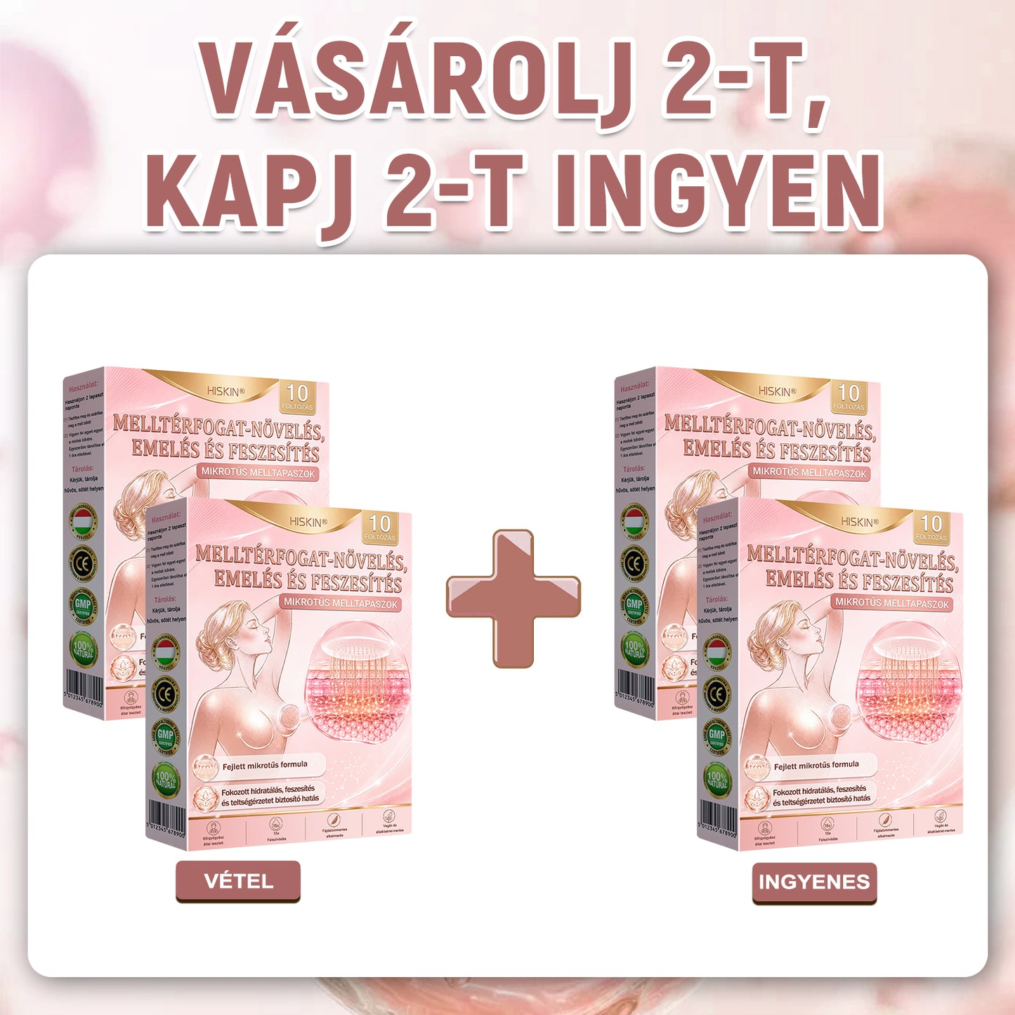 ❣️HISKIN® MELLEMELŐ ÉS FESZESÍTŐ MIKROTŰS TAPASZOK