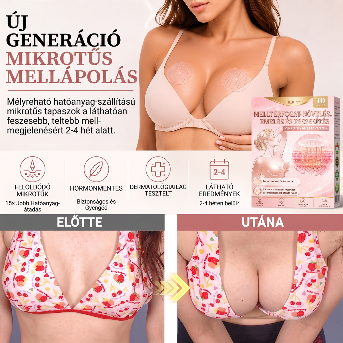 ❣️HISKIN® MELLEMELŐ ÉS FESZESÍTŐ MIKROTŰS TAPASZOK
