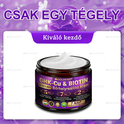 🇭🇺 Magyarországon gyártva és szállítva ✨ 𝐆𝐎𝐋𝐃𝐊𝐈𝐒𝐒® 𝐆𝐇𝐊-𝐂𝐮 & 𝐁𝐈𝐎𝐓𝐈𝐍 𝟏𝟎-𝐢𝐧-𝟏 Bőrmegújító Krém ⚡