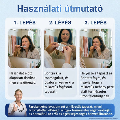 🤎🇭🇺🦷 Mondj búcsút az érzékenységnek és kellemetlenségeknek! 𝐂𝐨𝐚𝐮𝐨𝐨® Tideglusib szájcsíkok – gyors regenerálás a fogaknak és az ínynek 😊